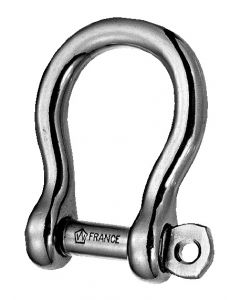 Grilletes forjados inox con pasador imperdible lira