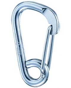 Mosquetón asimétrico con ojo