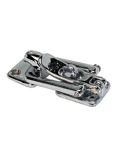 Fermeture grenouille laiton chromé droite cadenassable Ø 6 mm