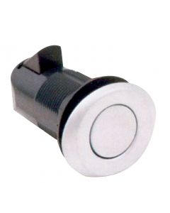 Serrure Point Push Ovale chromé