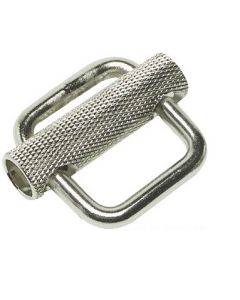 Boucle avec curseur en acier inox