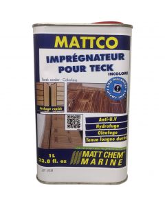 Imprégnateur teck 'MATTCO' Incolore 1 litre 