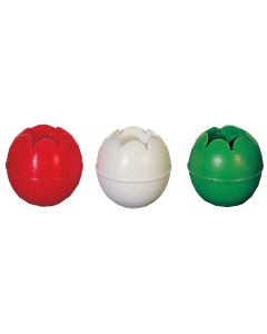 Palline per gerlo elastico Bianca, rossa, verde 6 pz AD