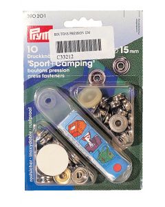 Botón a presión Ø 15 mm