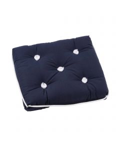 Asiento en Kapok siliconado azul