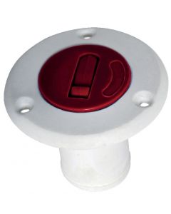 Boca de llenado con palanca plástico con borde plano