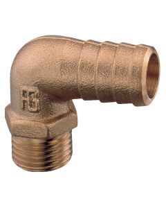 Terminal acodado macho