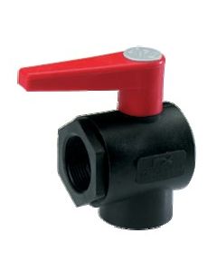 Válvula acodada de plástico reforzado RANDEX