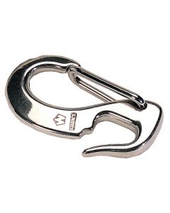 Mosquetón de foque para remachar, inox.