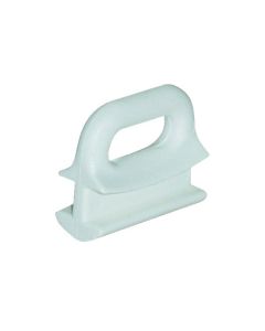 Plastic slides for curved rail