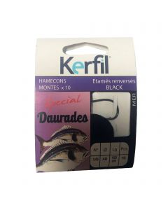 Carnets d'hameçons montés spécial Daurade x10 KERFIL