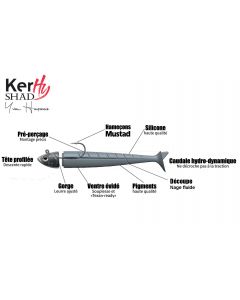 KERFIL Kerhy Shad flexible lures