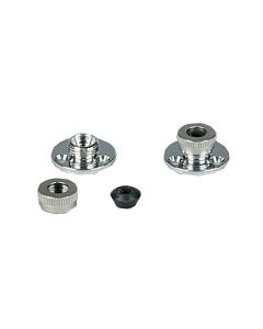 Passe-câbles chromé