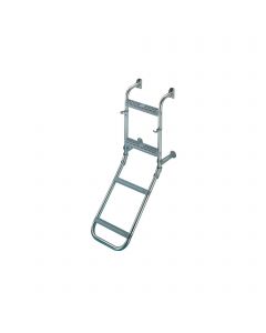 Folding stainless steel ladder 