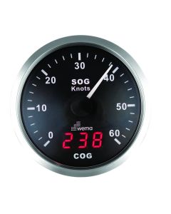 Speedometer GPS 0-30 knots Wema