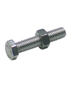 Hexagonal head screw + nut