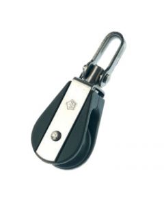 Polea sin rodamientos con simple giratorio grillete