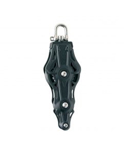 Bearing pulley with fiddle swivel shackle becket Wichard