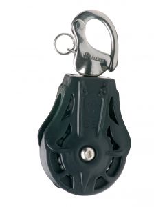 Polea con rodamientos simple giratorio mosquetón driza WICHARD