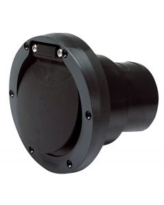 Exhaust outlet. Plastic model with valve