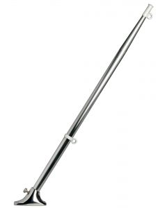 Asta per bandiera su piastra