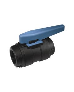 Vanne à sphère 1''1/4 BSP - noir - packagé Trudesign