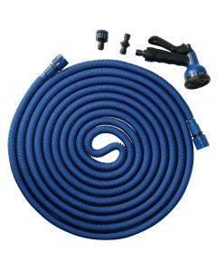 Blue python extendable hose 7.5 to 22.5 m
