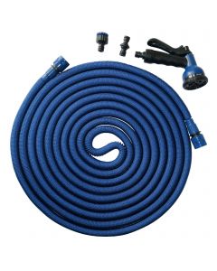 'Blue python' extendable hose 7.5 to 22.5 m Topoplastic