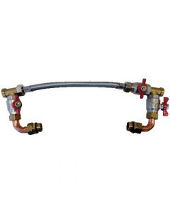 Kit installation By-Pass pour porte filtre double