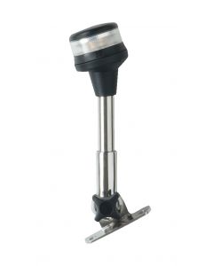 Feu LED blanc 360° sur mâtereau articulé