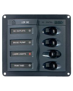 Quadro con 4 interruttori MARINCO