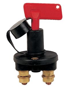 Unipolar battery switch key