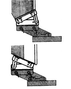 Soporte articulado aluminio Adaptador espejo de popa inclinado