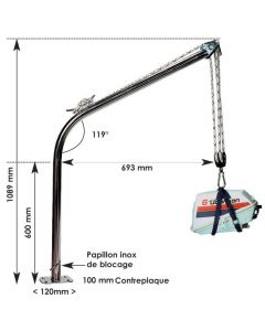 Gruetta da carico fissa Carico max. 50 kg