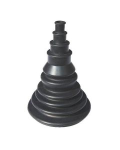 Soufflet passe-câble Standard Noir Ø perçage de coque 80 mm Noir Osculati